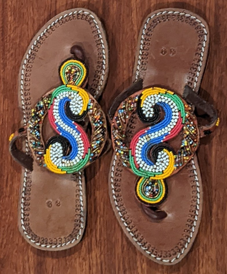 African Leather Sandals NZW West African Styles